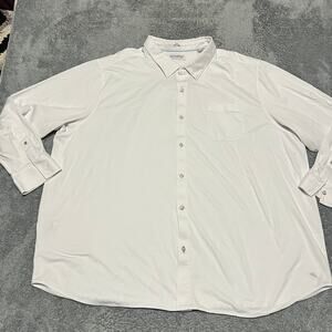 Tommy Bahama Shirt Mens 4XLB The San Lucio Stretch Long Sleeve Button